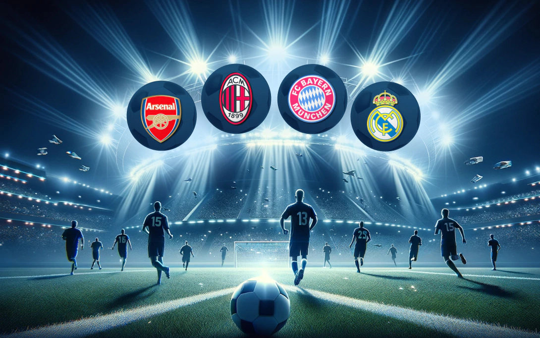 Arsenal, Milan, Bayern and Real Madrid _ Top bets and odds on football